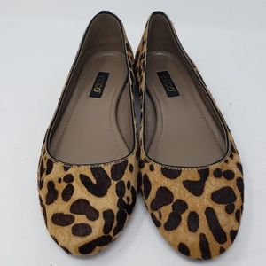 ecco leopard flats